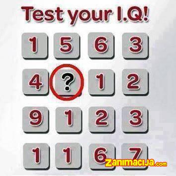 Koji je tvoj IQ?