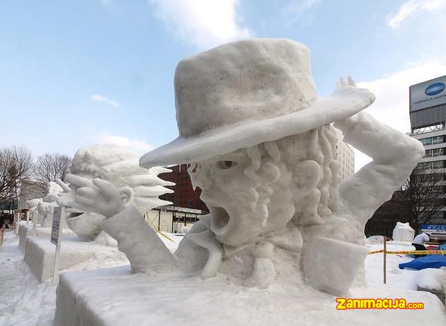 Veliki snežni festival u Saporou,Japan