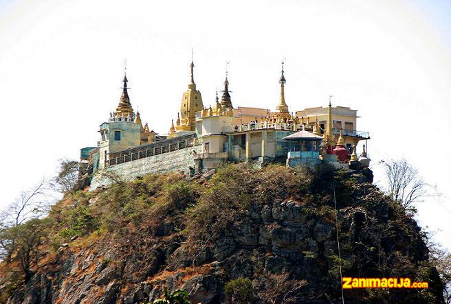 Svetište Popa Taungkalat, Mjanmar (Burma)