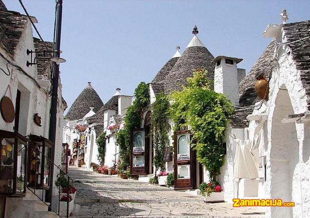 Kuće Trulli u italijanskom gradu Alberobello