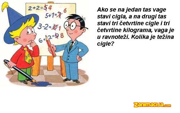 Matematički zadatak - 1.