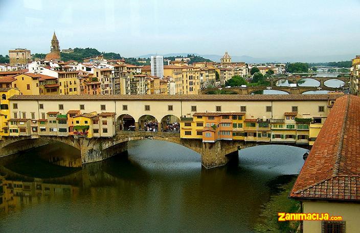 Zlatni most Ponte Vecchio u Firenci