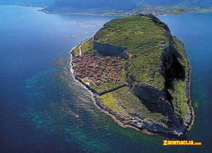 Skriveni grad Monemvasia, Grčka