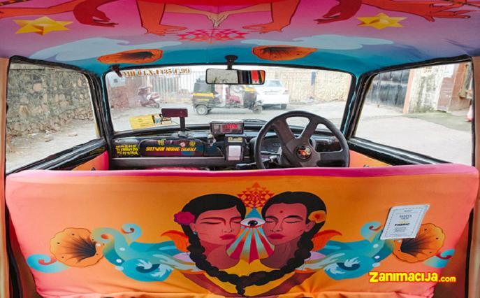 Šareni taksi u Mumbaiju