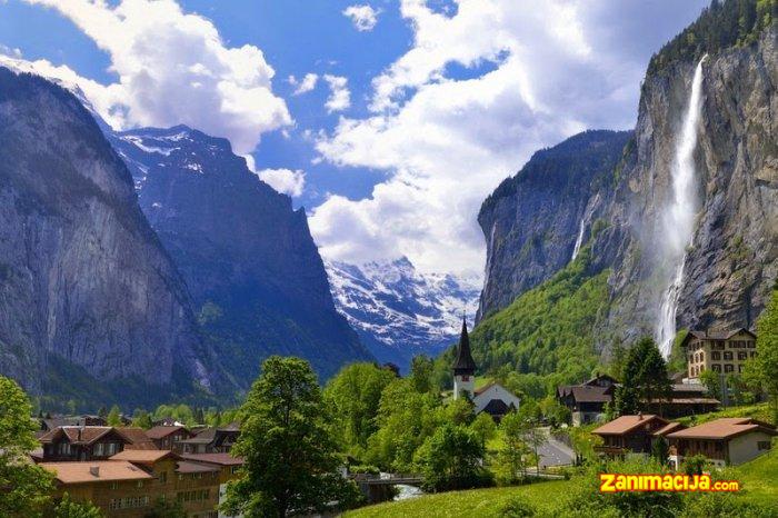 Dolina 72 vodopada - Lauterbrunnen