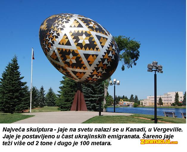 Jaje - skulpture u svetu