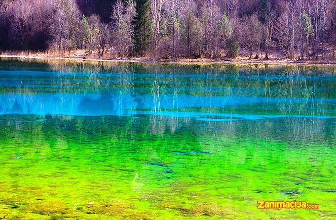 Jezero pet boja