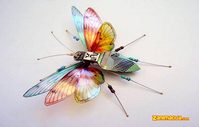 Krilati insekti od reciklirane elektronike