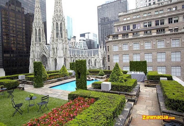 Skriveni krovni vrtovi Rockefeller Center, Njujork