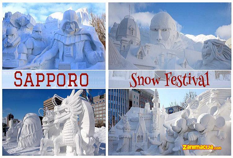 Festival snega u Japanu: zimska čarolija