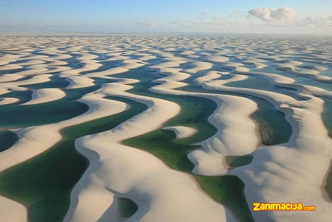 Potopljena pustinja- Lencois Maranhenses, Brazil