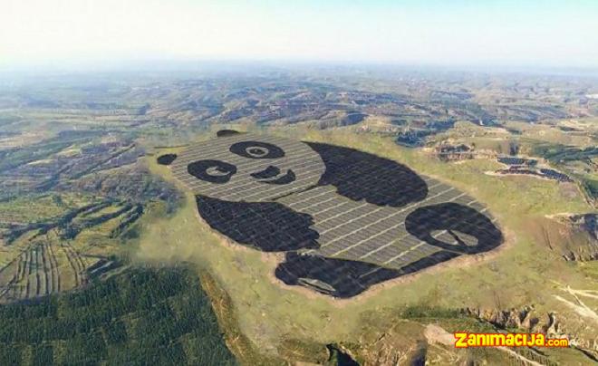 Kina je izgradila solarnu elektranu u obliku ogromne pande