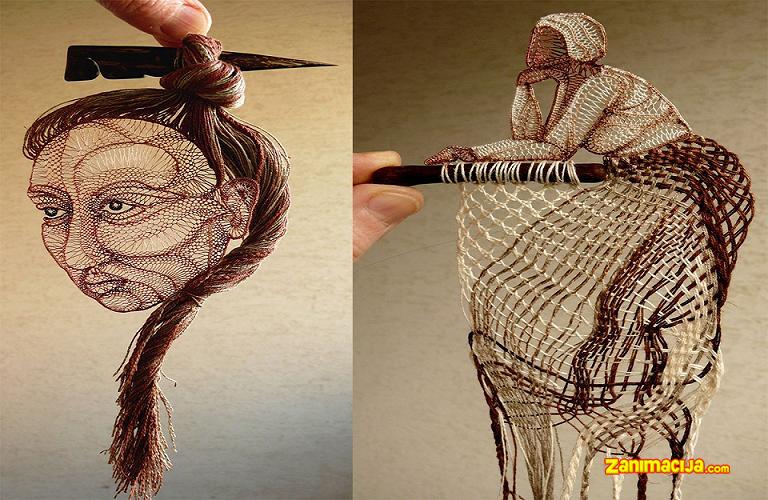 Zanimljive pletene skulpture mađarskog majstora