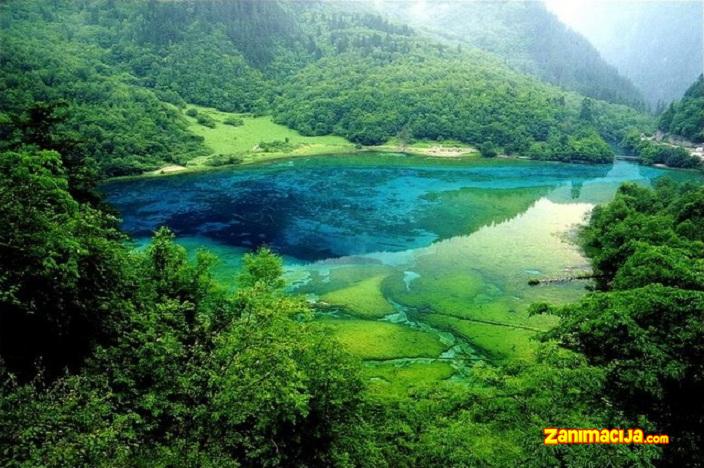 Jezero pet cvetova, Kina