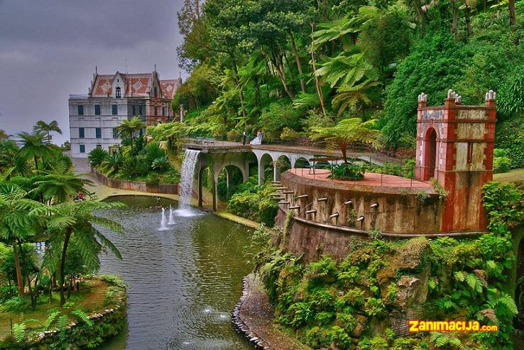 Monte dvorac i Tropical bašta u Madeira, Portugal