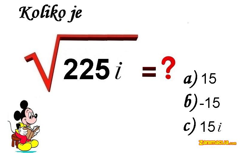 Matematički zadatak – 95.