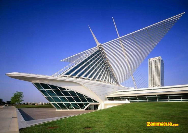 Neobičan muzej umetnosti Milwaukee, SAD